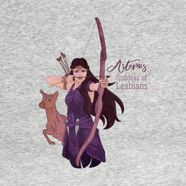 Artemis, Goddess of Lesbians by polliadesign